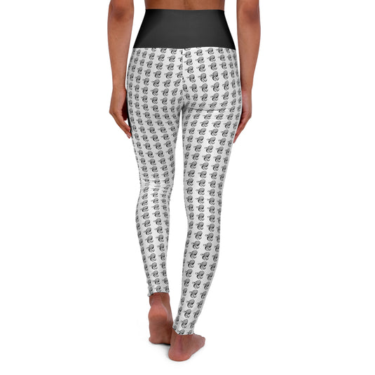 High Waisted Yoga Leggings (AOP)