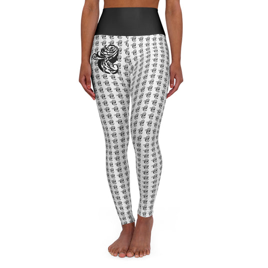 High Waisted Yoga Leggings (AOP)