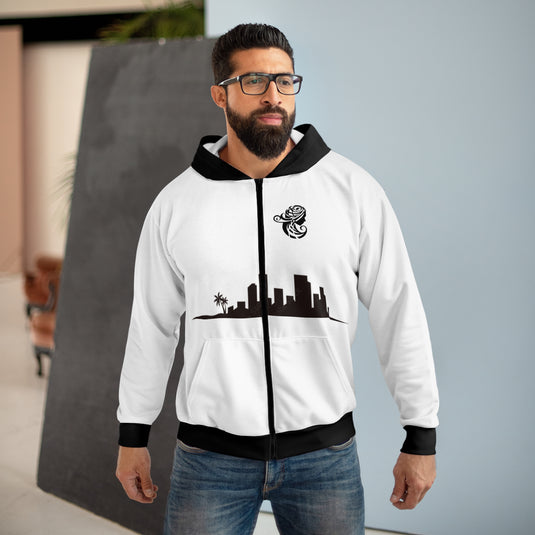 E.B.V. Zip Hoodie Skyline Edition